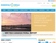 Tablet Screenshot of essentialskillsontario.ca